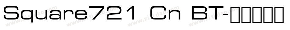 Square721 Cn BT字体转换